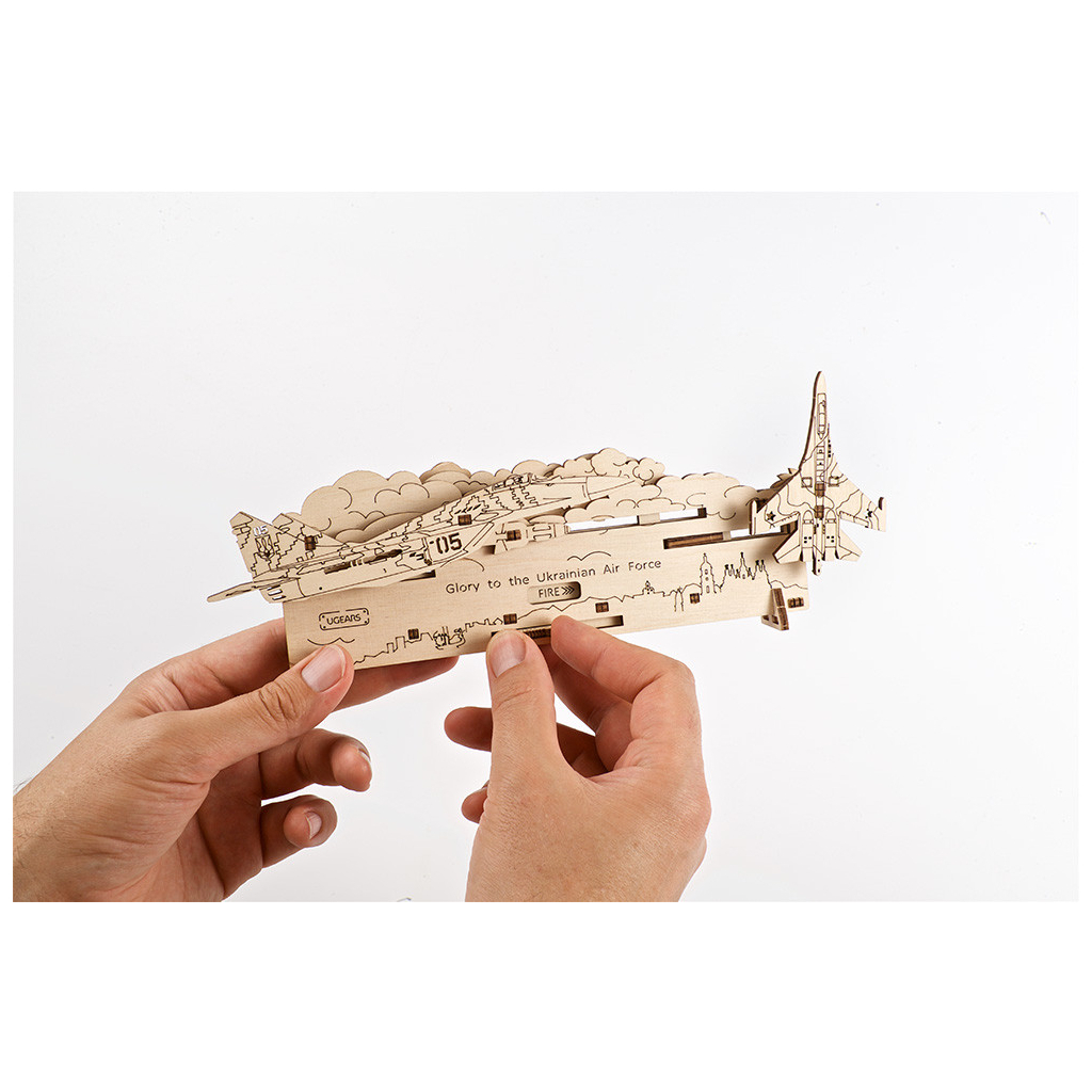 Конструктор Ugears Привид Києва атакує (6337398) - зображення 3