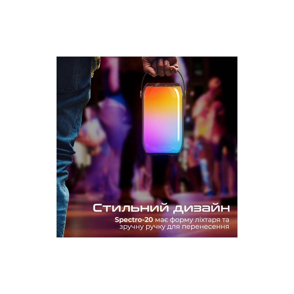 Акустична система Promate Spectro-20 20W Black (spectro-20) - зображення 7