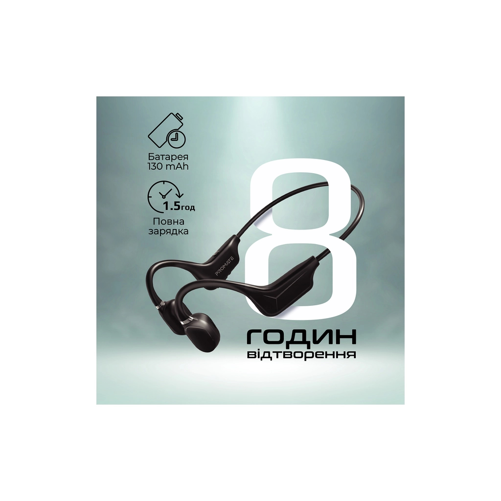 Навушники Promate Ripple Black (ripple.black) - зображення 8