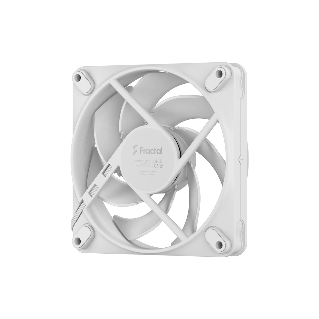 Кулер до корпусу Fractal Design Momentum 12 White (FD-F-MO1-1202) - зображення 5
