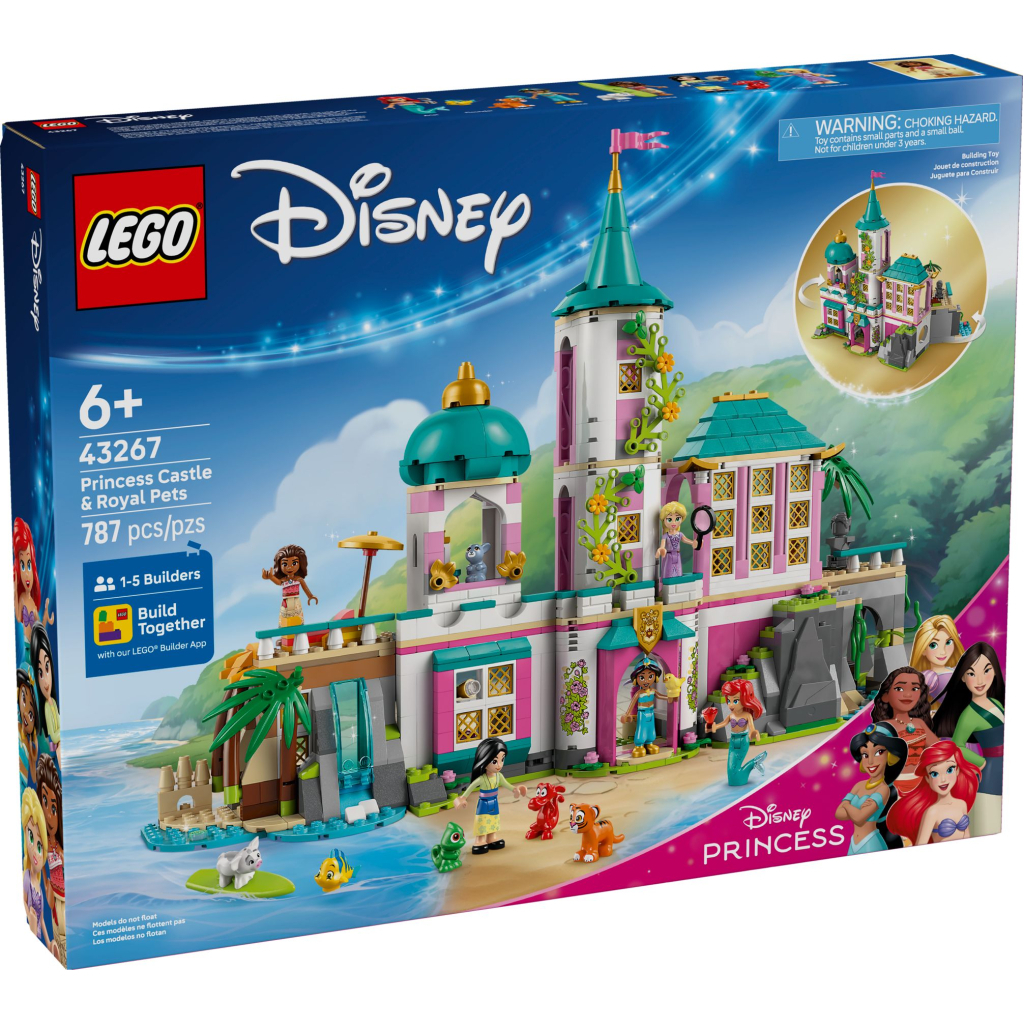Конструктор LEGO Disney Замок принцеси та королівські улюбленці (43267) - зображення 1