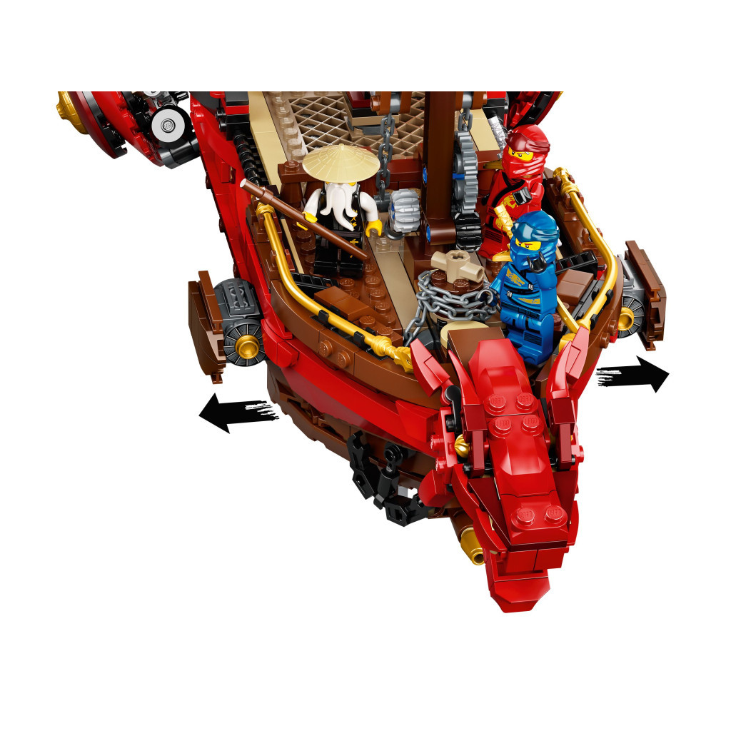 Конструктор LEGO Ninjago Літаючий корабель Майстра Ву 1781 деталь (71705) - зображення 6