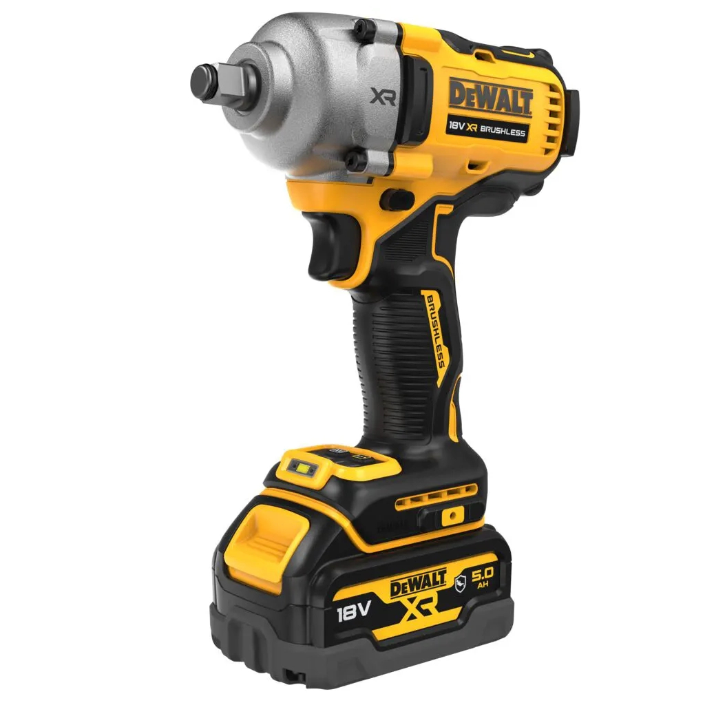 Гайковерт DeWALT 18 В XR Li-lon,812 Нм, 2 АКБ, ЗП, чохол (DCF891P2G) - зображення 1