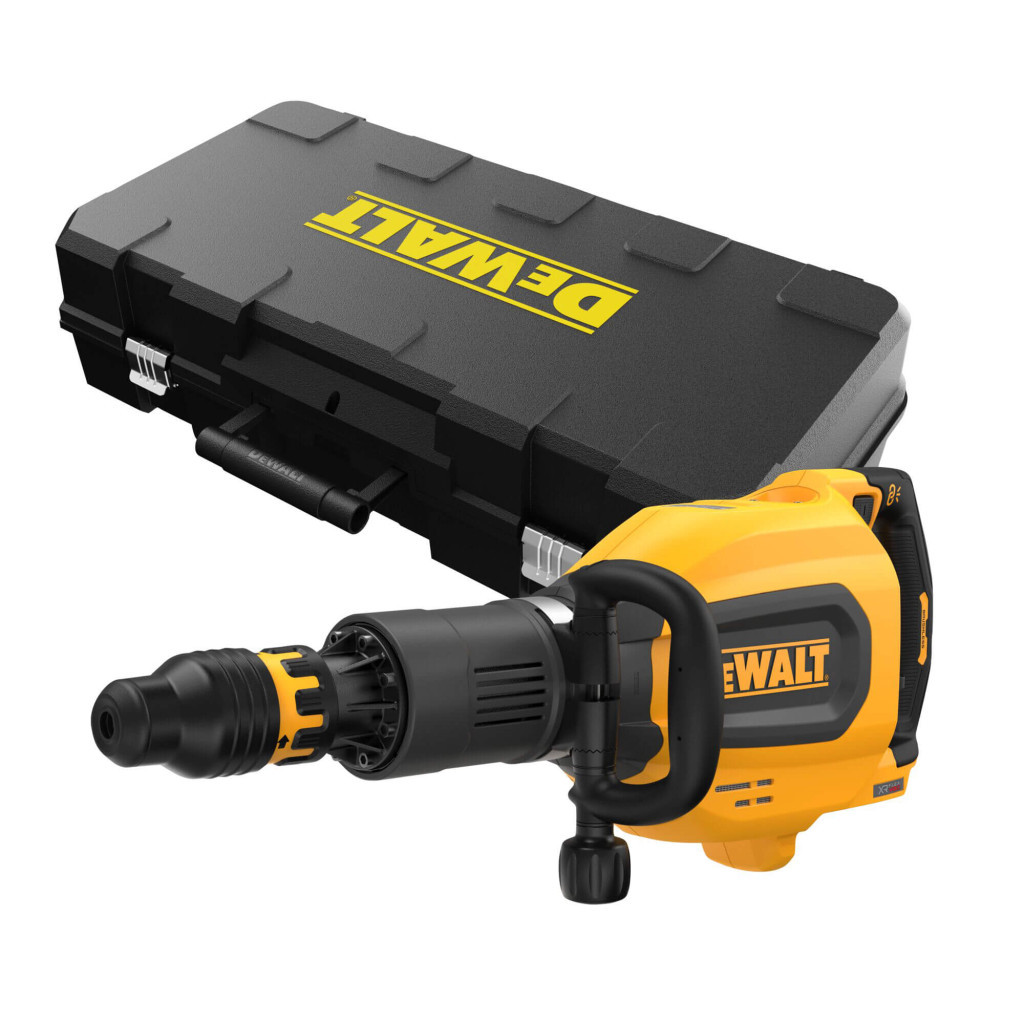 Відбійний молоток DeWALT SDS-MAX, XR FLEXVOLT 54 В Li-lon, 27 Дж, 1620 уд/хв, кейс (без АКБ та ЗУ) (DCH911NK) - изображение 6