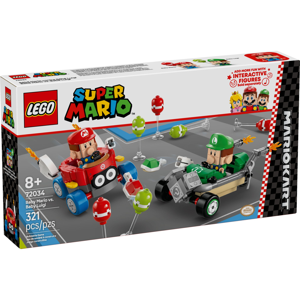 Конструктор LEGO Super Mario Mario Kart – Baby Mario vs. Baby Luigi (72034) - зображення 1