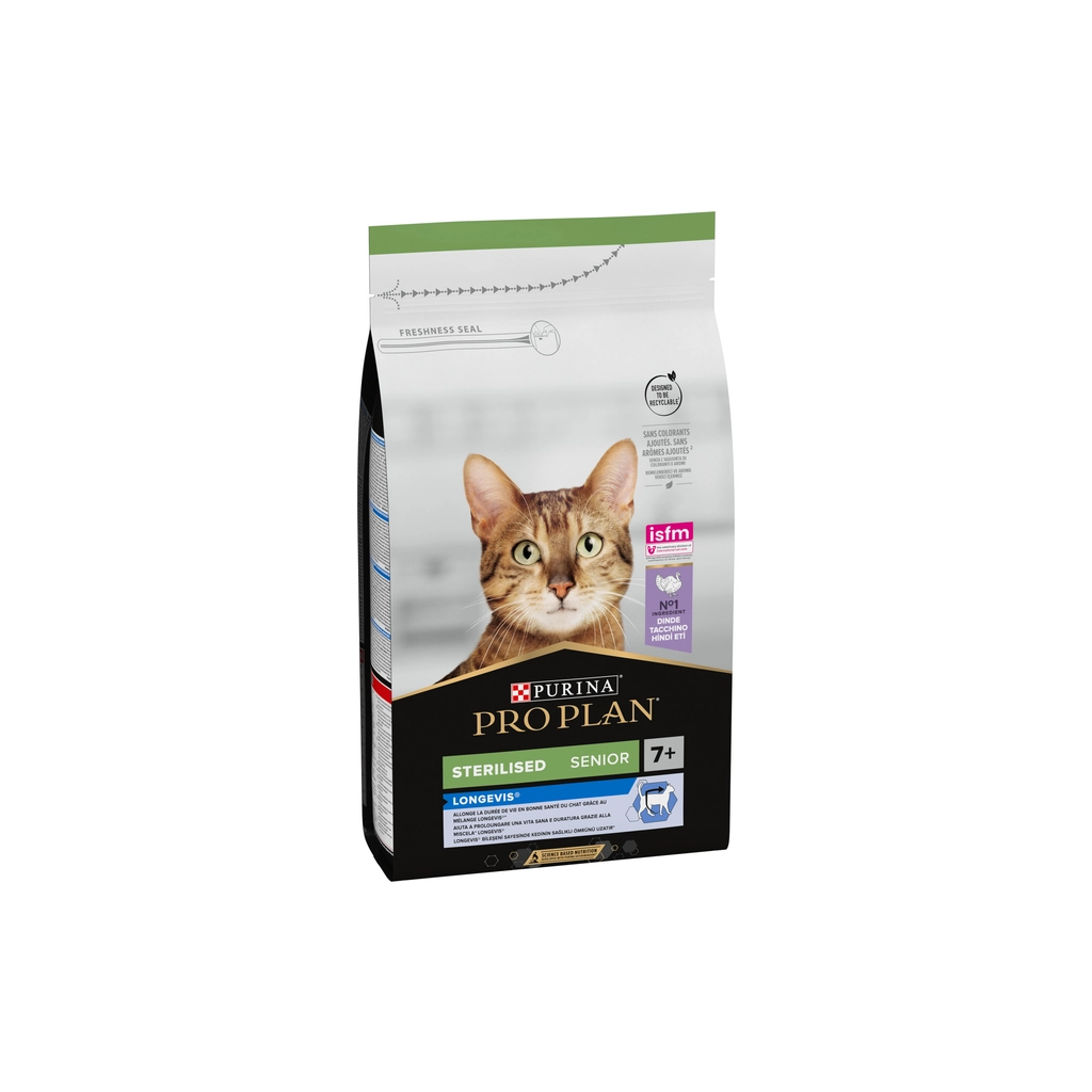 Сухий корм для кішок Purina Pro Plan Sterilised Senior з індичкою 1.5 кг (7613034989673) - зображення 2