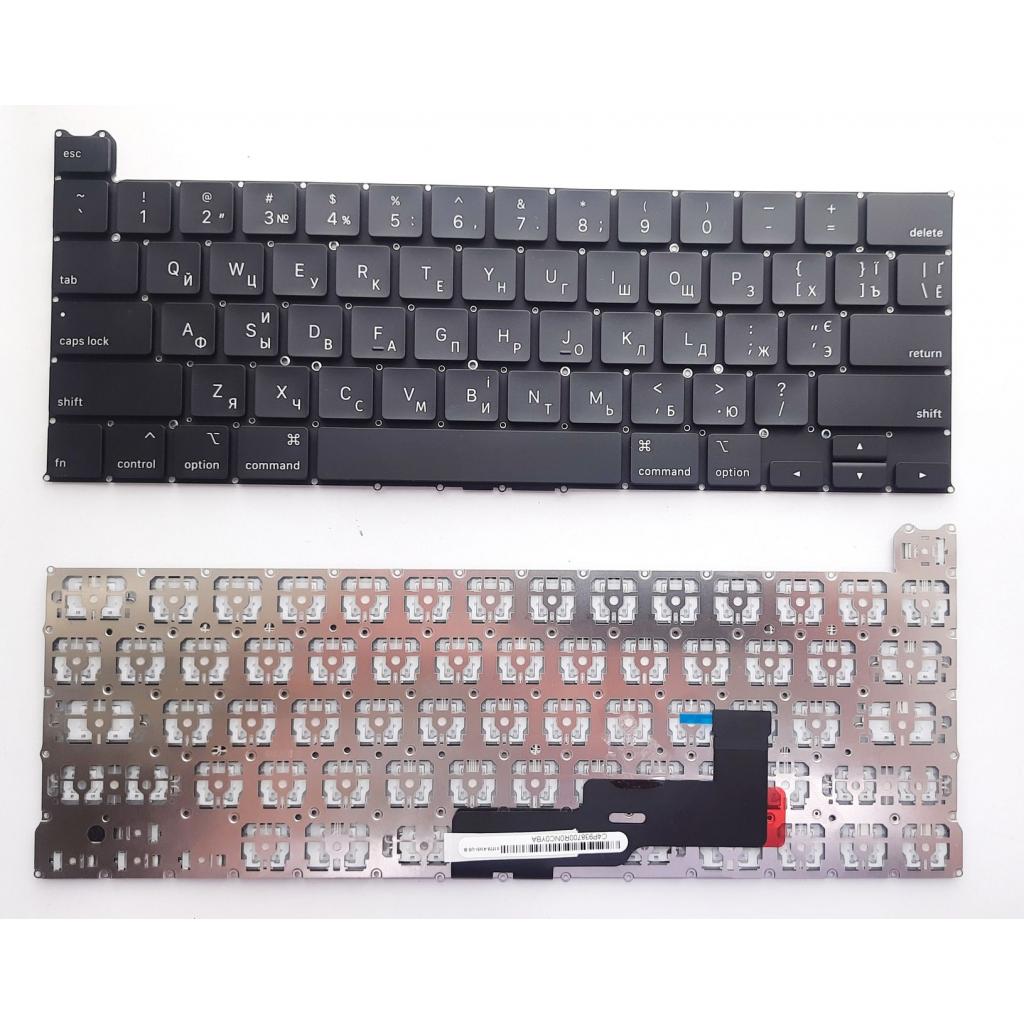 Клавіатура ноутбука Apple Macbook Pro 13" A2289 черна UA (A46175) - зображення 1