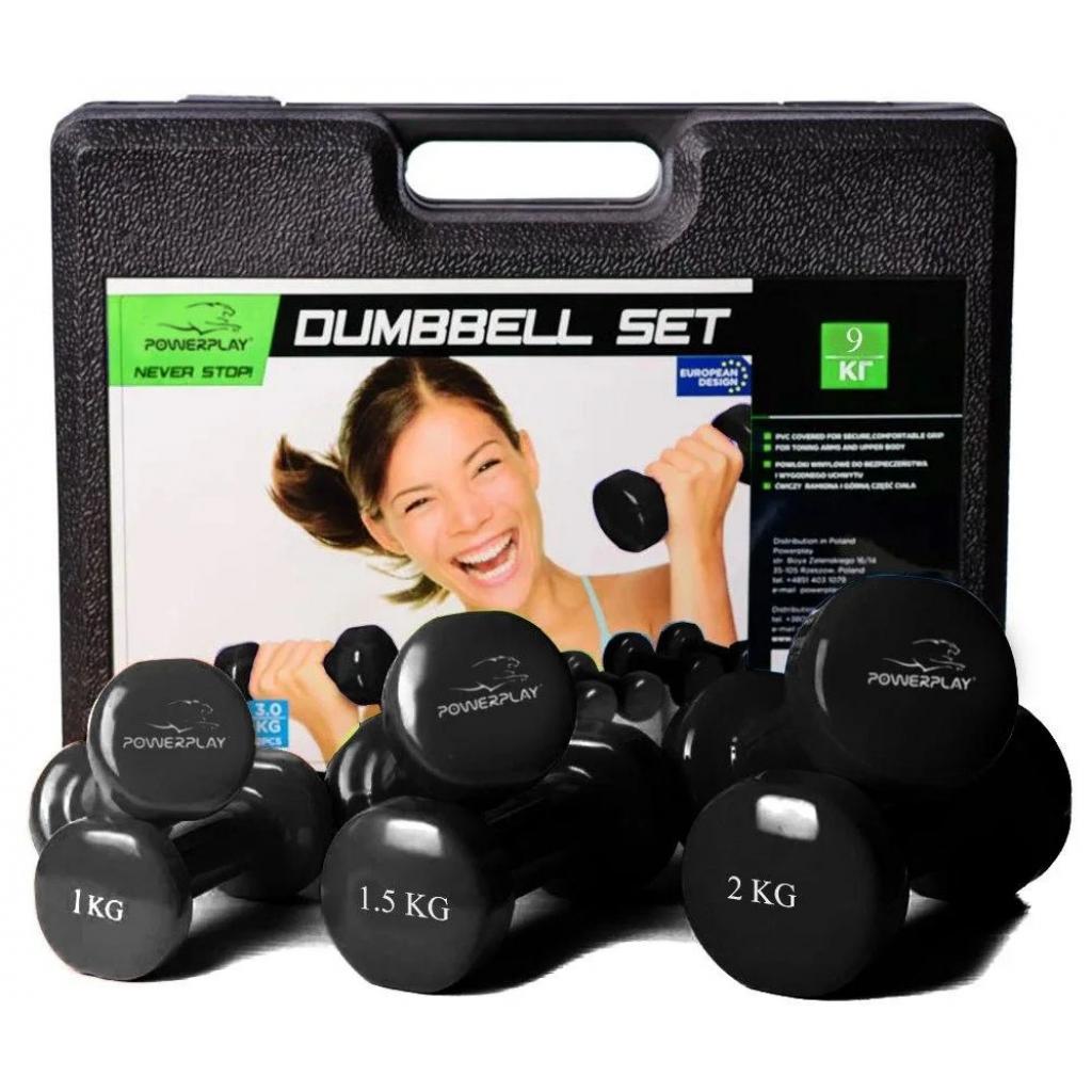 Гантельний набір PowerPlay 4121 9 кг (PP_4121_9kg) - зображення 1