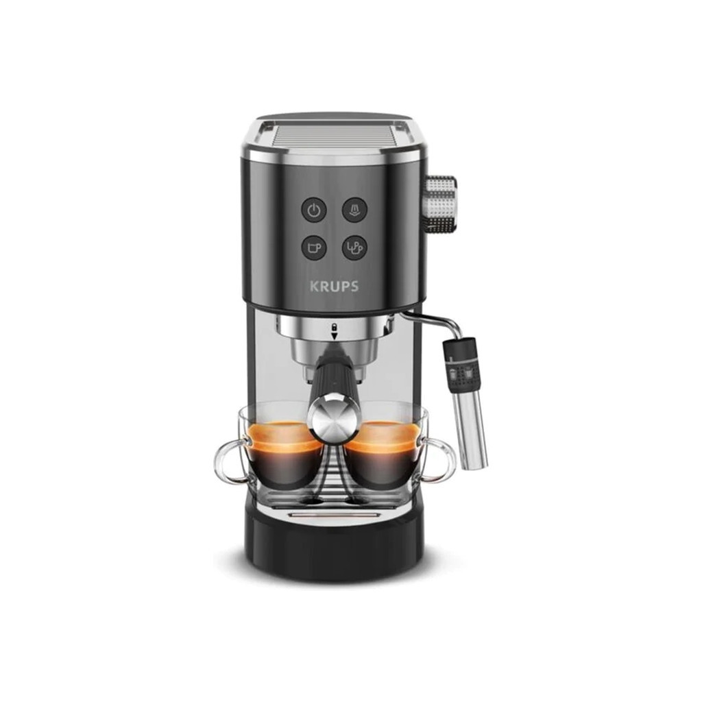 Ріжкова кавоварка еспресо Krups XP444G10 - зображення 3