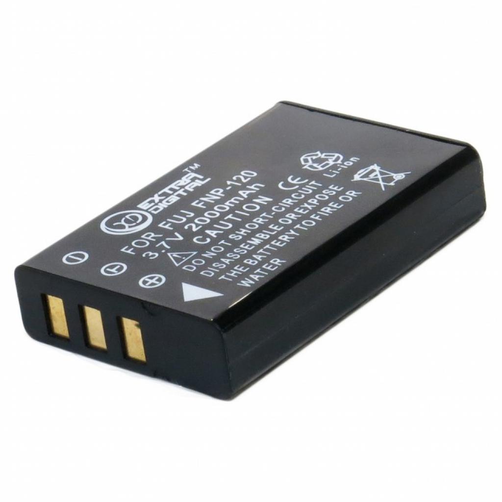 Акумулятор до фото/відео Extradigital FujiFilm NP-120 (BDF2464) - зображення 3