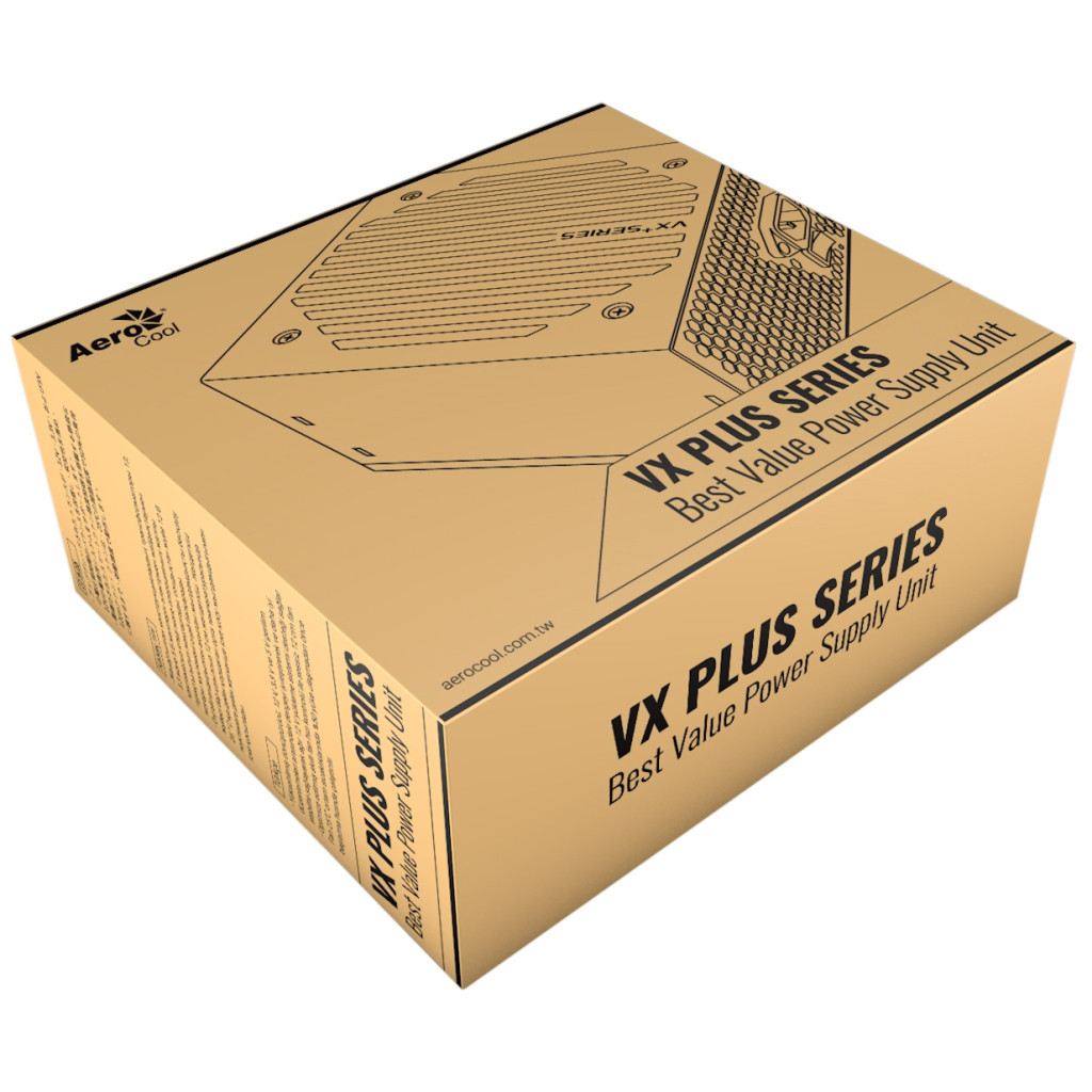 Блок живлення AeroCool 600W VX PLUS 600 (4713105962772) - зображення 6