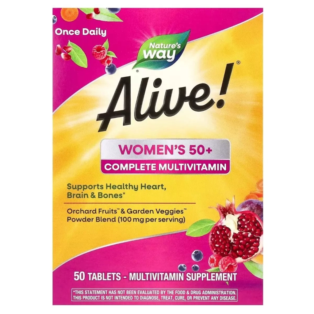 Мультивітамін Nature's Way Мультивітаміни повного комплексу для жінок 50+ Alive! Women (NWY-13662) - зображення 2