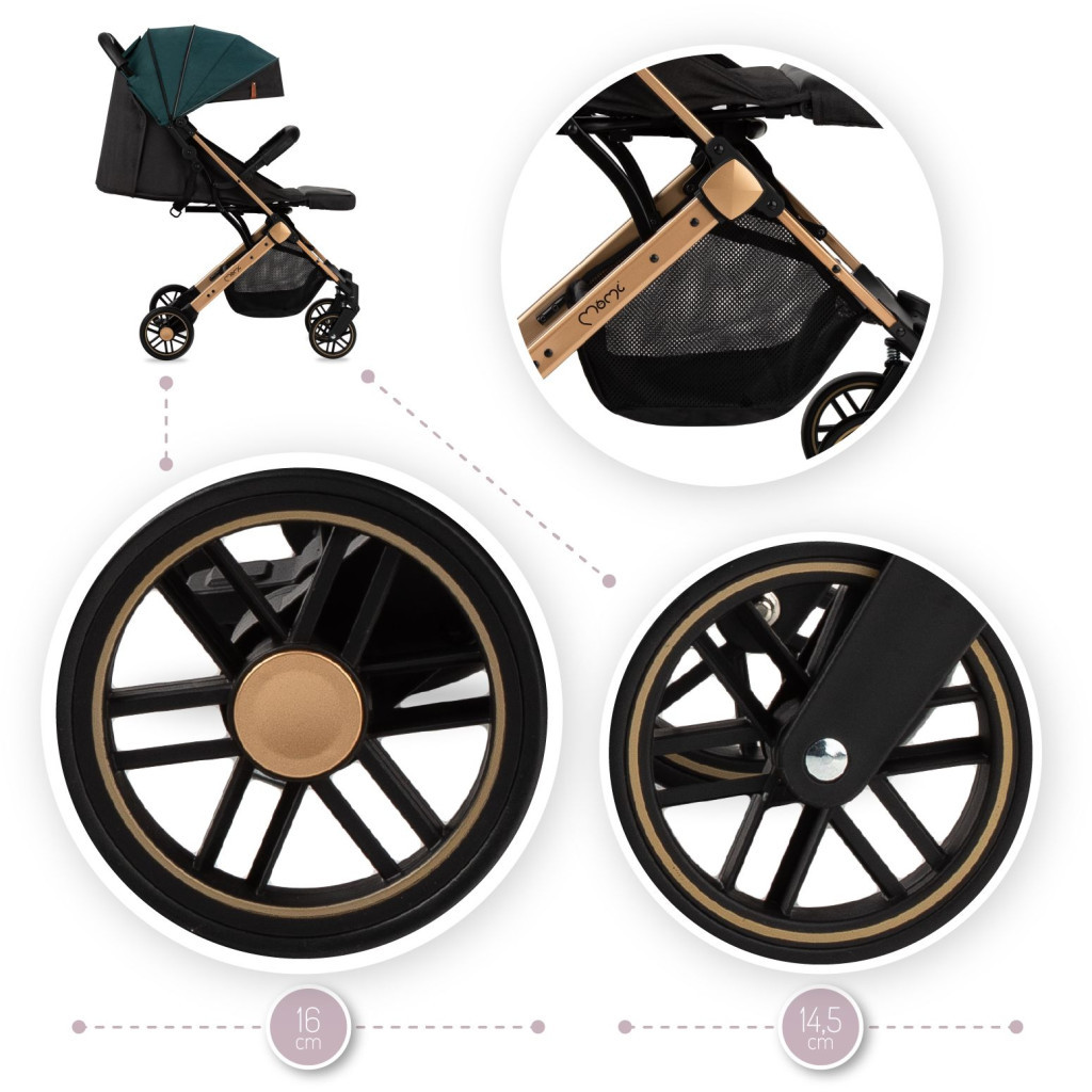 Коляска MoMi Estelle green (WOSP00019) - зображення 7