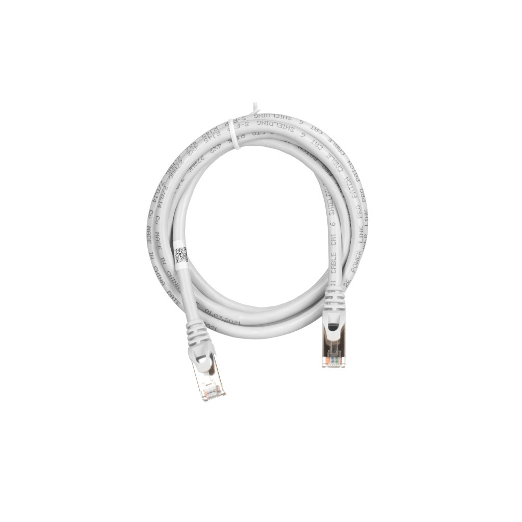 Патч-корд 2E 1.50м S/FTP Cat 6 CU PVC 26AWG 7/0.16 grey (2E-PC6SFTPCOP-150GRY) - зображення 2