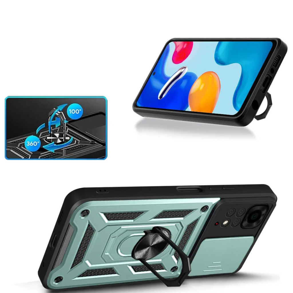 Чохол до мобільного телефона BeCover Xiaomi Redmi Note 11 Pro / 12 Pro 4G Dark Green (707424) - зображення 4