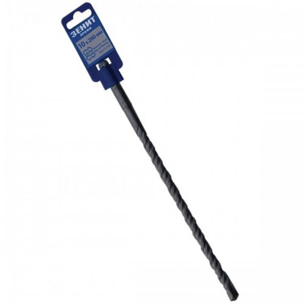 Бур Зеніт "ПРОФІ" SDS-Plus 10х260 мм, спіраль 4S (20010260) - зображення 1