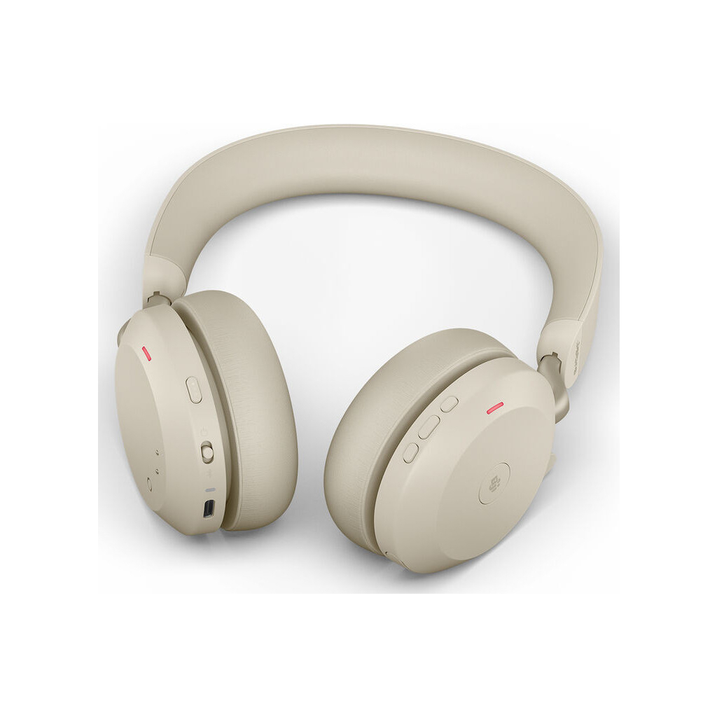 Навушники Jabra Evolve 2 75 MS Stereo USB-A Biege (27599-999-998) - зображення 5