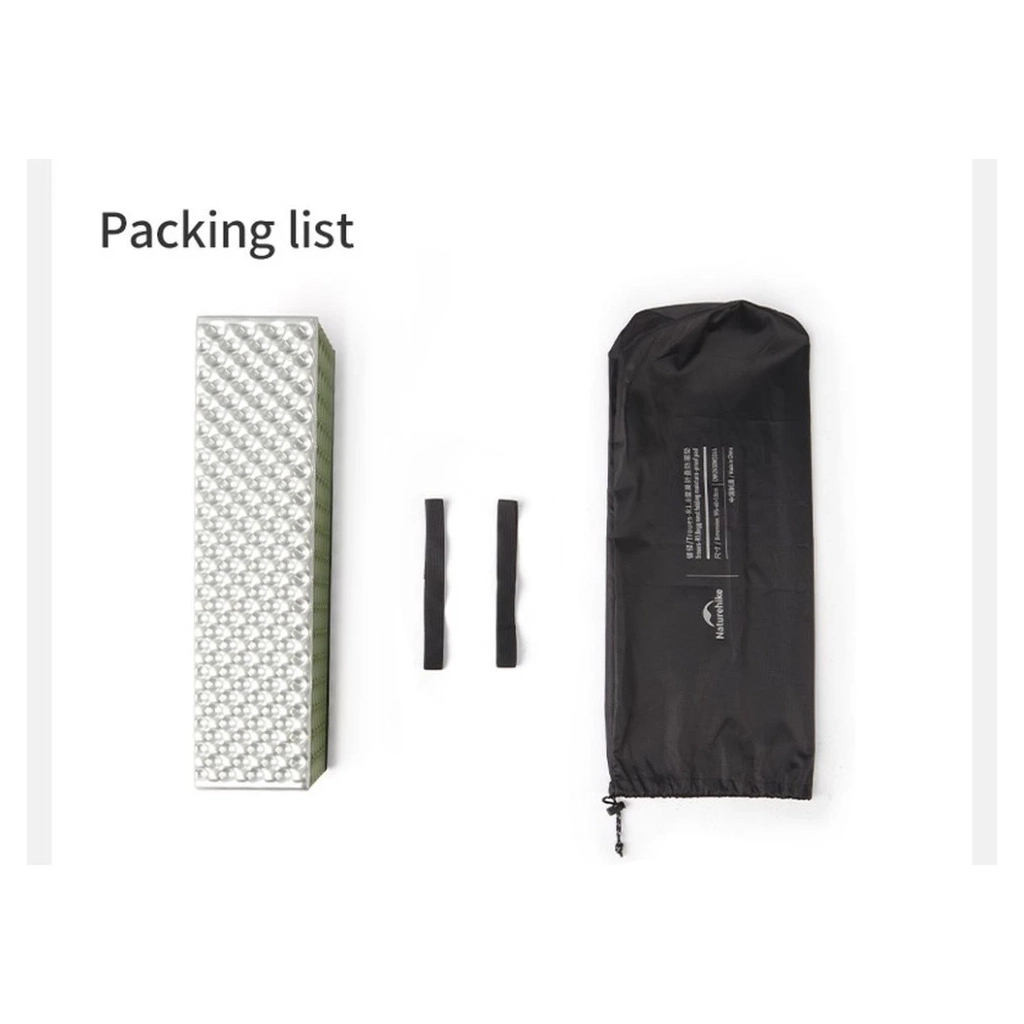 Туристичний килимок Naturehike CNK2450WS044 подвійний 200x120х1,8см зелений (6927595789995) - изображение 3