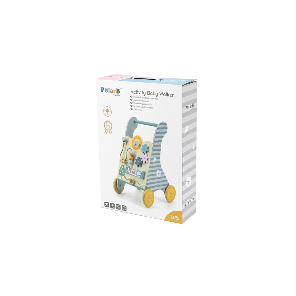 Ходунки Viga Toys PolarB з бізібордом (44028) - изображение 2