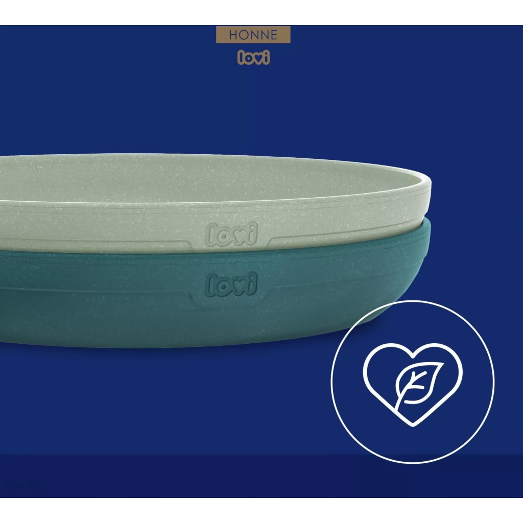 Тарілка дитяча Lovi Pistachio М'ятні 2 шт (21/530_gre) - зображення 5