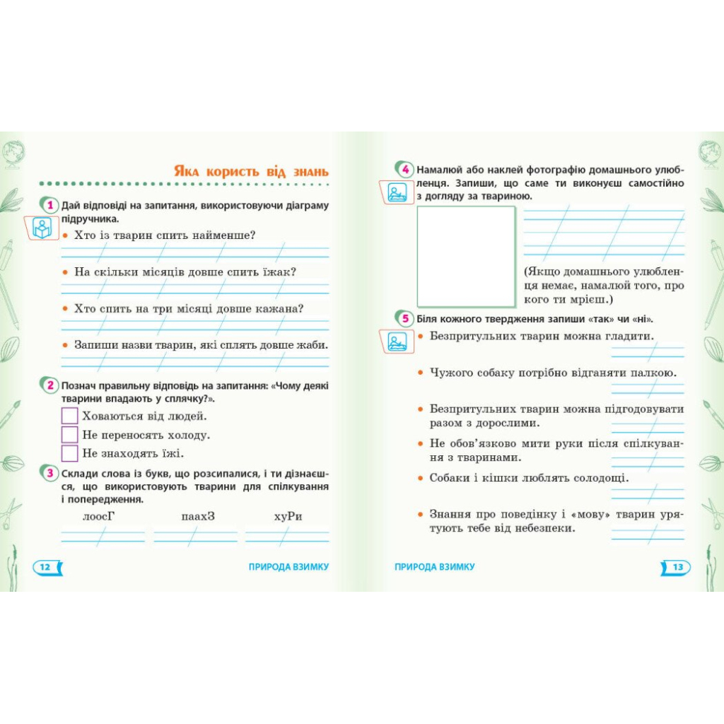 Робочий зошит НУШ ДИДАКТА. Я досліджую світ. 2 клас. У 2-х частинах. Частина 2 - А.А. Назаренко Ранок (9786170956897) - зображення 4
