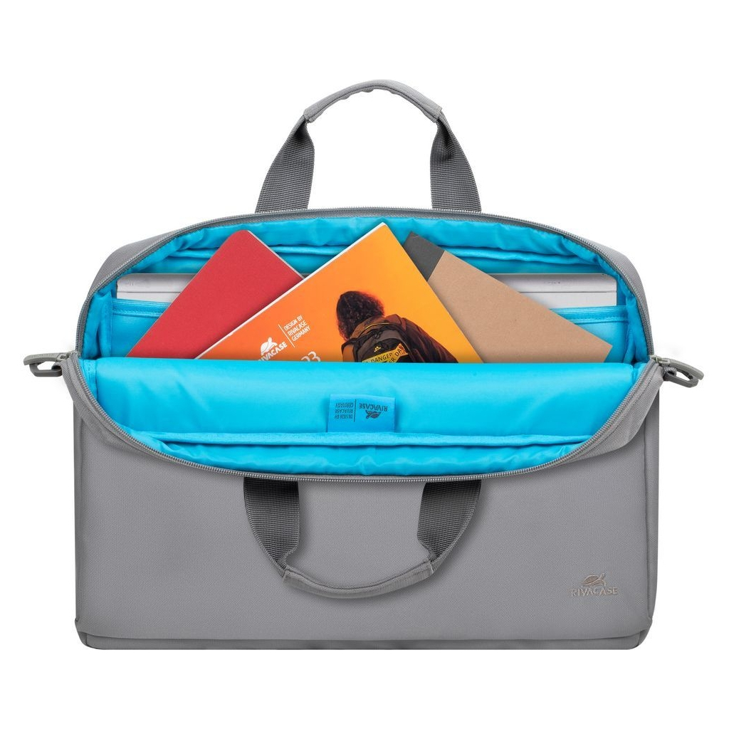 Сумка для ноутбука RivaCase 15.6" 8235 Ulsan Grey (8235Grey) - зображення 6