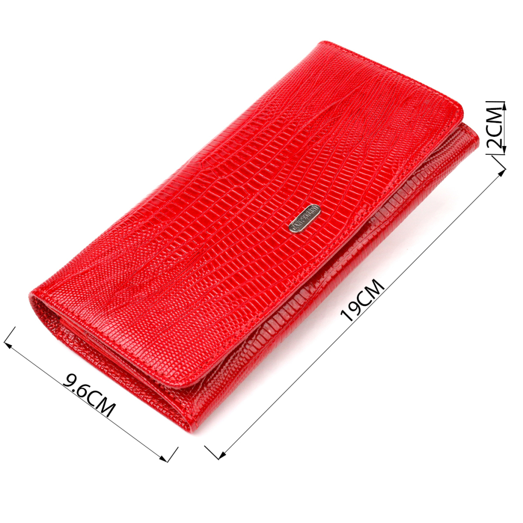 Гаманець Canpellini З натуральної шкіри Червоний (21609) - зображення 3