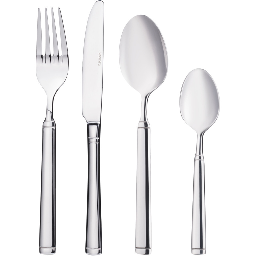 Набір столових приборів Ardesto Black Mars Bordeaux 24 предмета (AR0724BS) - изображение 2