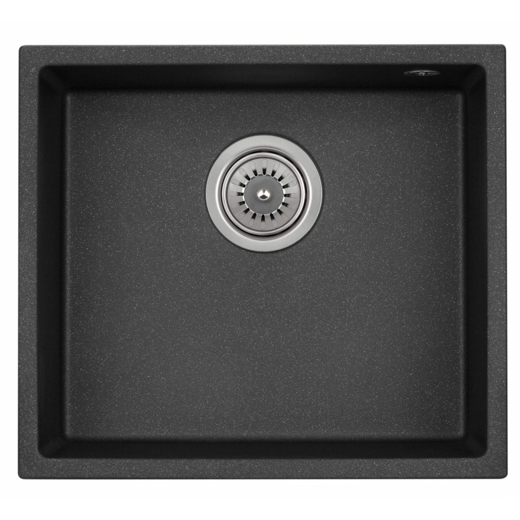 Мийка кухонна GRANADO Under top black shine (gr1901) - зображення 1