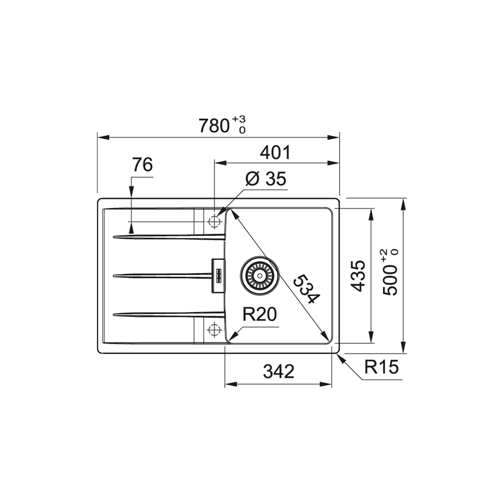 Мийка кухонна Franke Centro CNG 611-78 (114.0701.810) - зображення 2
