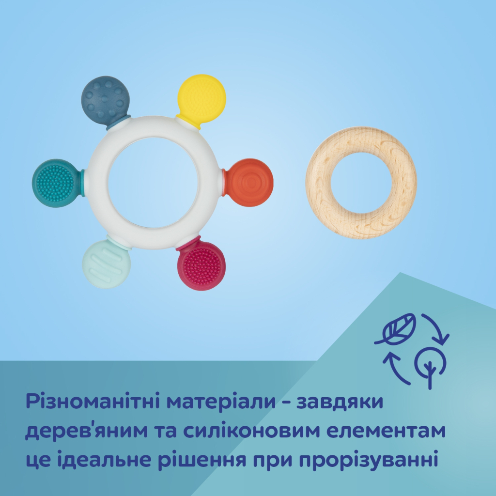 Прорізувач Canpol babies дерев'яно-силіконова Кермо (80/305) - изображение 5