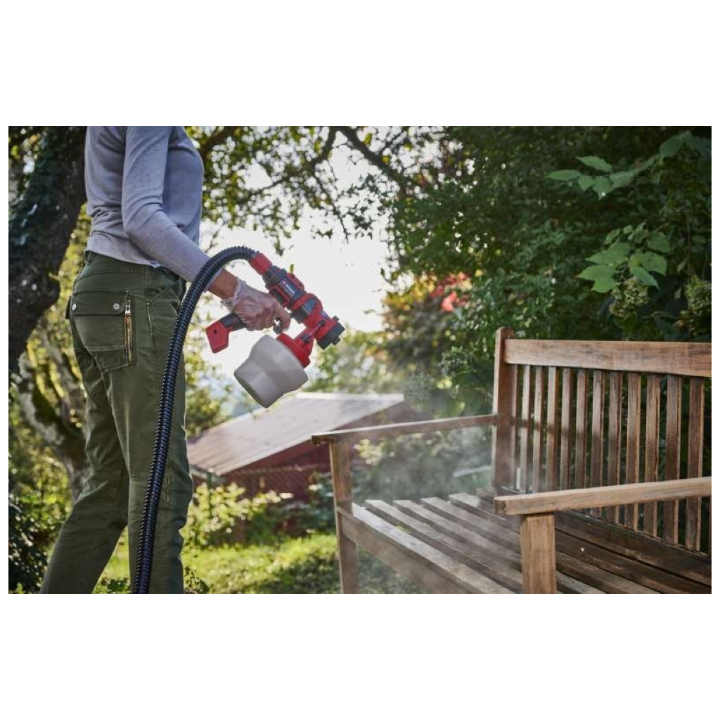 Фарбопульт Einhell TE-SY 18/90 Li - Solo, 18V, 1000мл/хв, 1200мл (без АКБ та ЗП) (4260040) - изображение 7