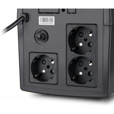 Пристрій безперебійного живлення Vinga LED 1500VA plastic case (VPE-1500P) - зображення 5