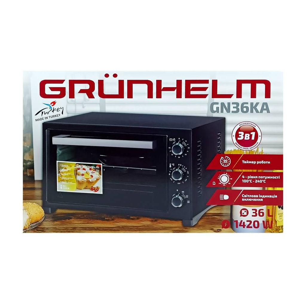 Електропіч Grunhelm GN36KА - зображення 8