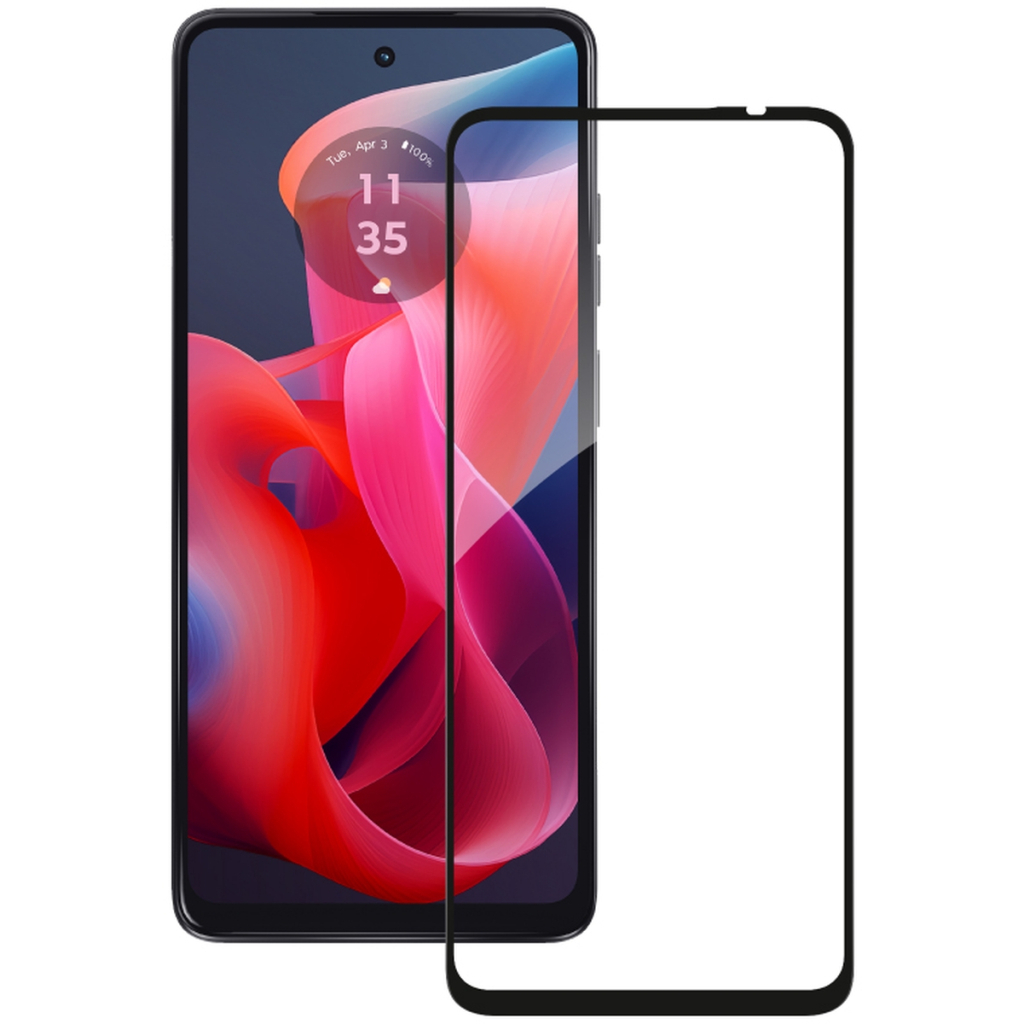 Скло захисне ACCLAB Full Glue MOTO G24/G34 Black (1283126590016) - зображення 2