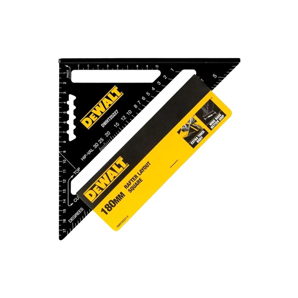 Косинець DeWALT для покрівельних робіт, металевий, 180х180 мм (DWHT25227-0) - зображення 2