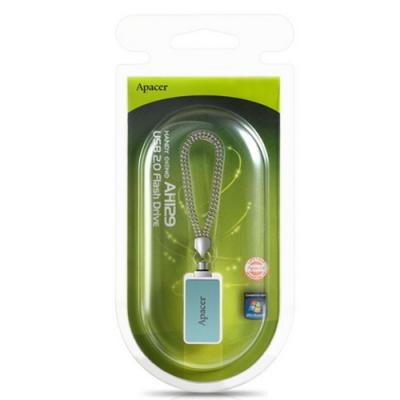 USB флеш накопичувач Apacer 8GB AH129 Tiffany Blue RP USB 2.0 (AP8GAH129G-1) - зображення 7