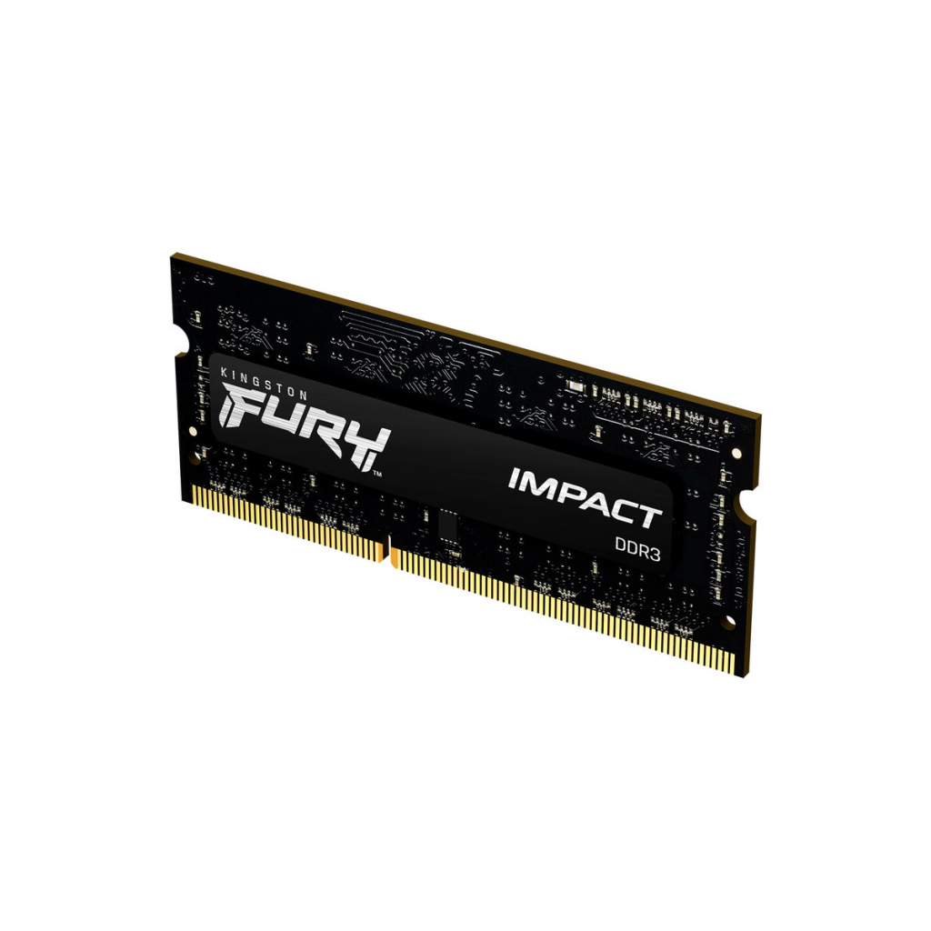 Модуль пам'яті для ноутбука SoDIMM DDR3L 4GB 1866 MHz Fury Impact Kingston Fury (ex.HyperX) (KF318LS11IB/4) - зображення 1