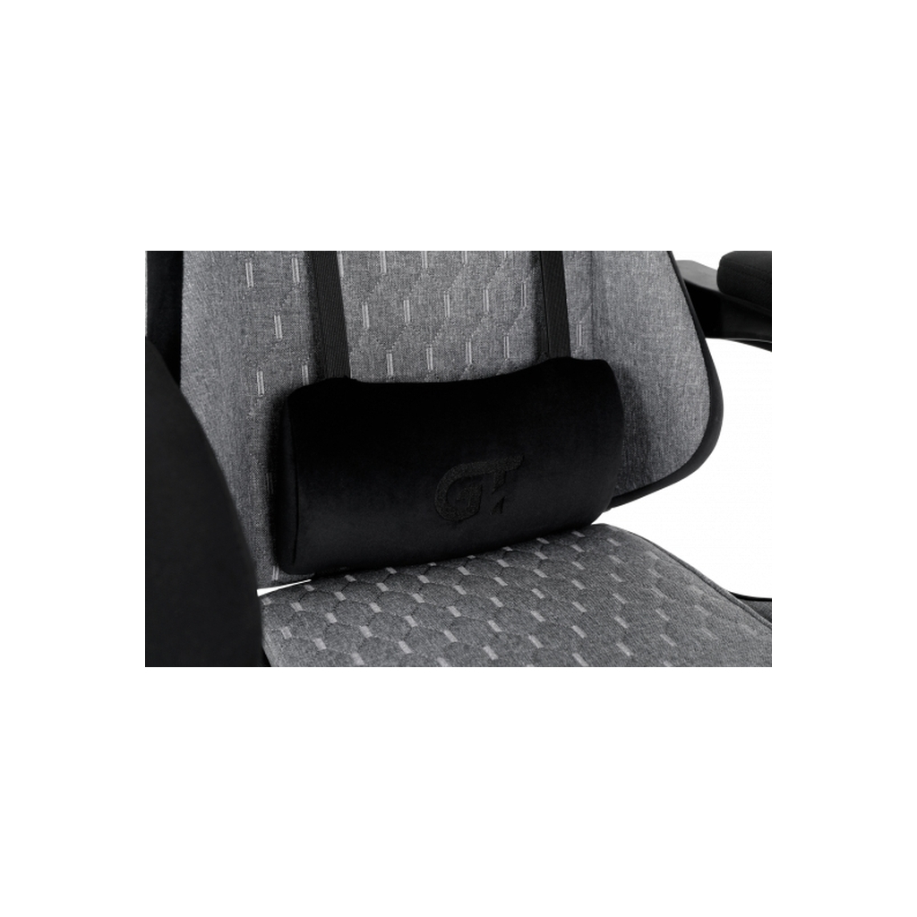 Крісло ігрове GT Racer X-2324 Gray/Black (X-2324 Fabric Gray/Black Suede) - зображення 8