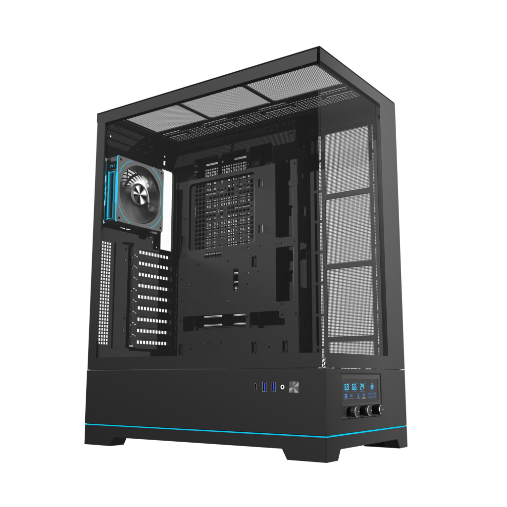 Корпус для ПК DARKFLASH DY451L PRO BLACK - зображення 8