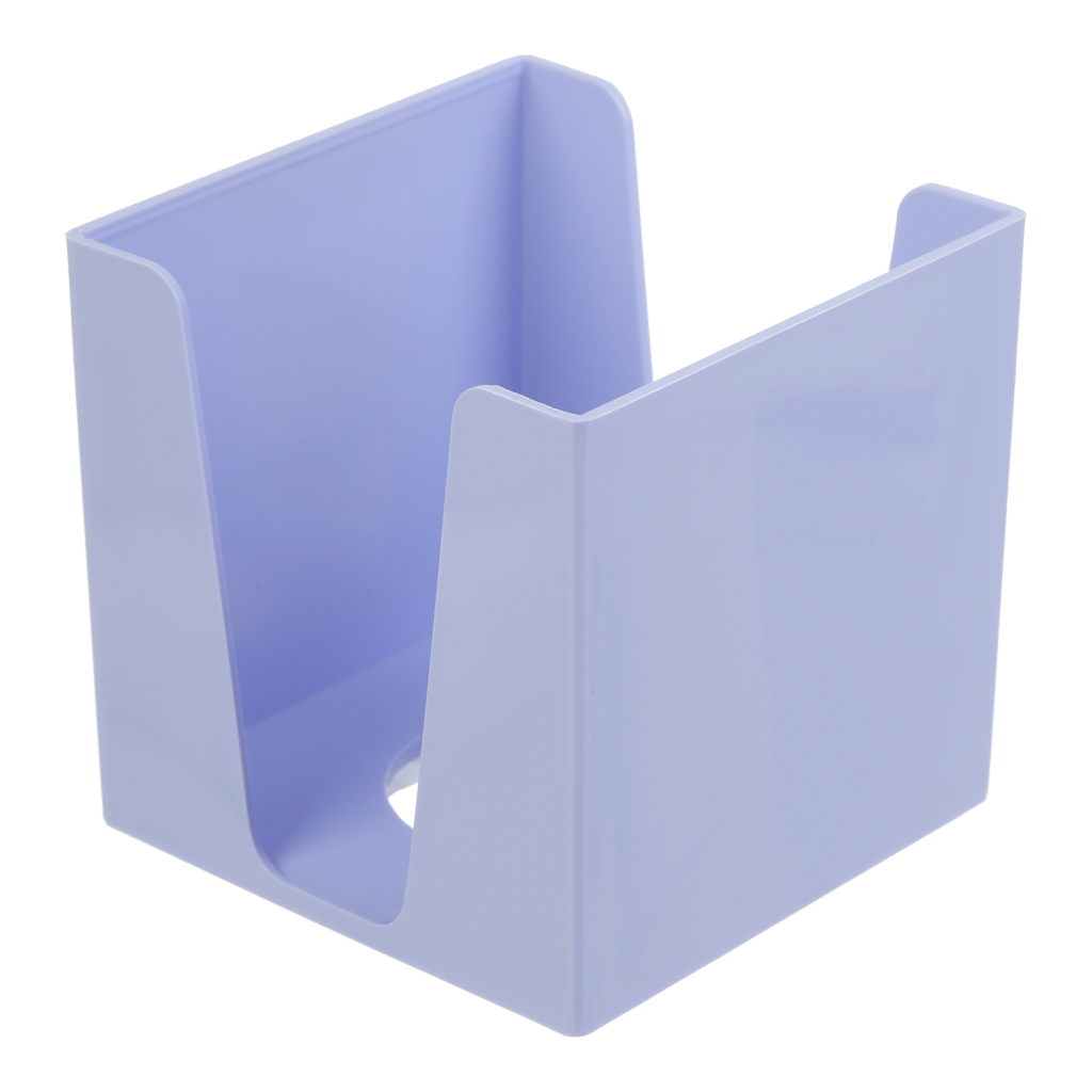 Підставка-куб для листів і паперів Buromax 90х90х90 мм, бузковий (BM.6360-26) - зображення 1