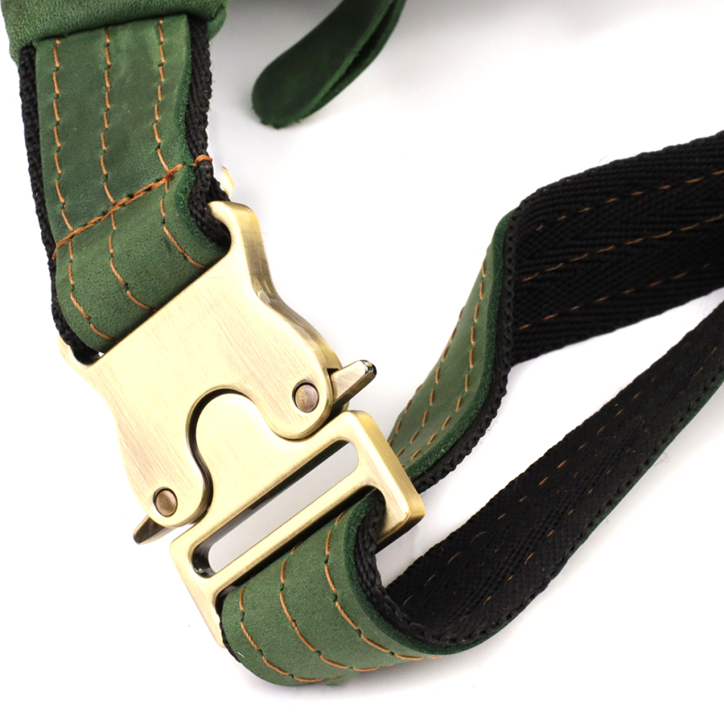 Сумка Shvigel З натуральної шкіри Зелена (23124) - зображення 6