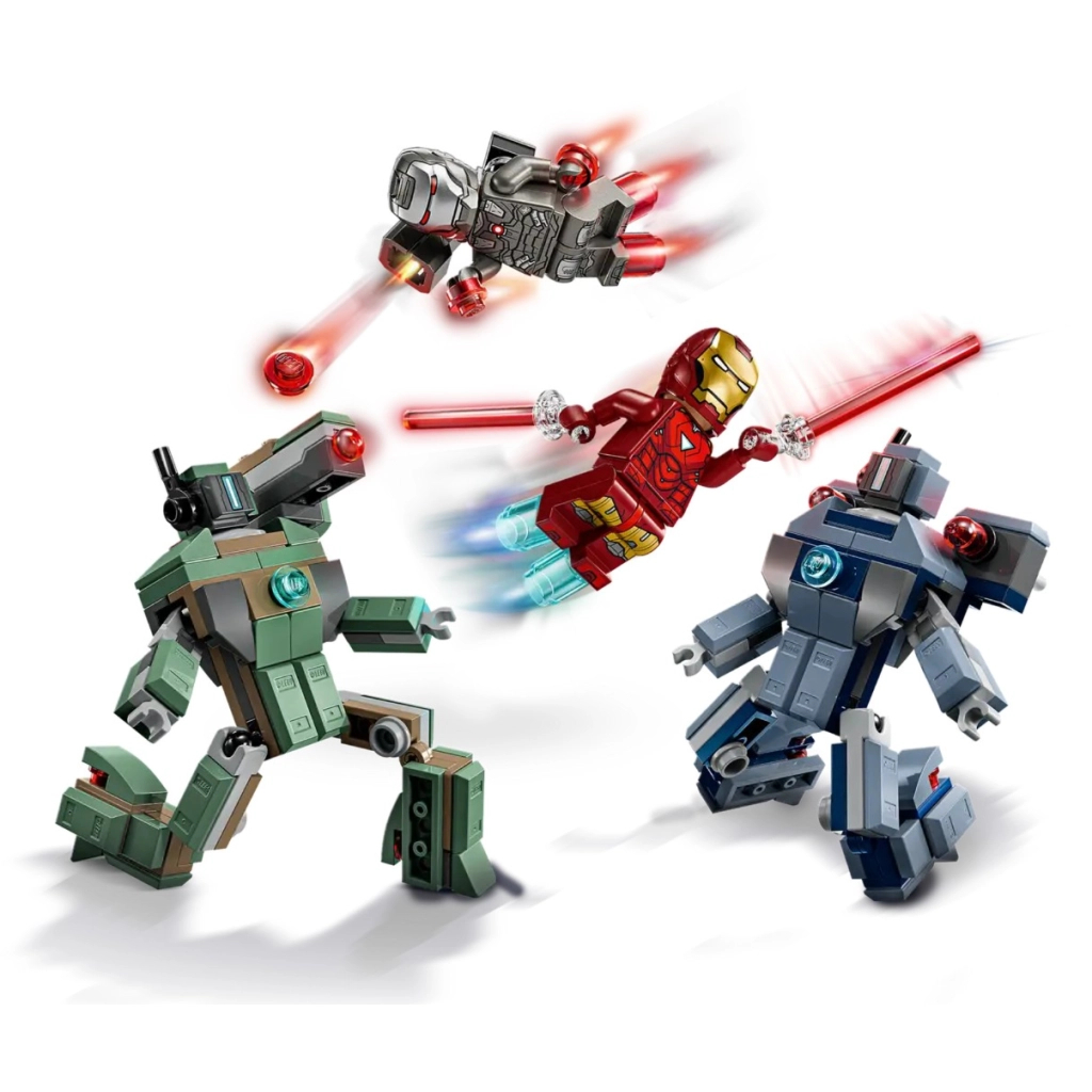 Конструктор LEGO Super Heroes Залізна людина та Бойова Машина проти Хаммер Дронів (76320) - зображення 3