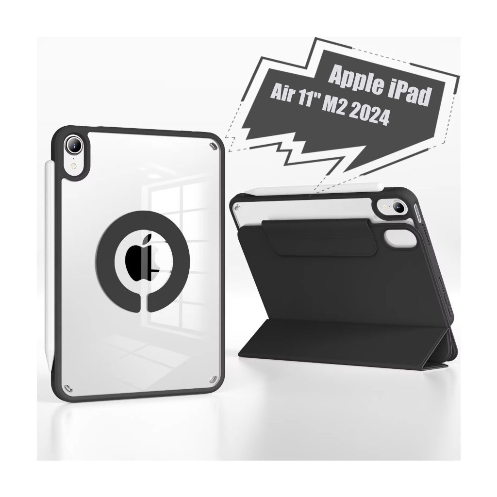 Чохол до планшета BeCover Ultra Slim Origami Flex Apple iPad Air 11" M2/M3 (2024/2025) Black (712975) - зображення 1