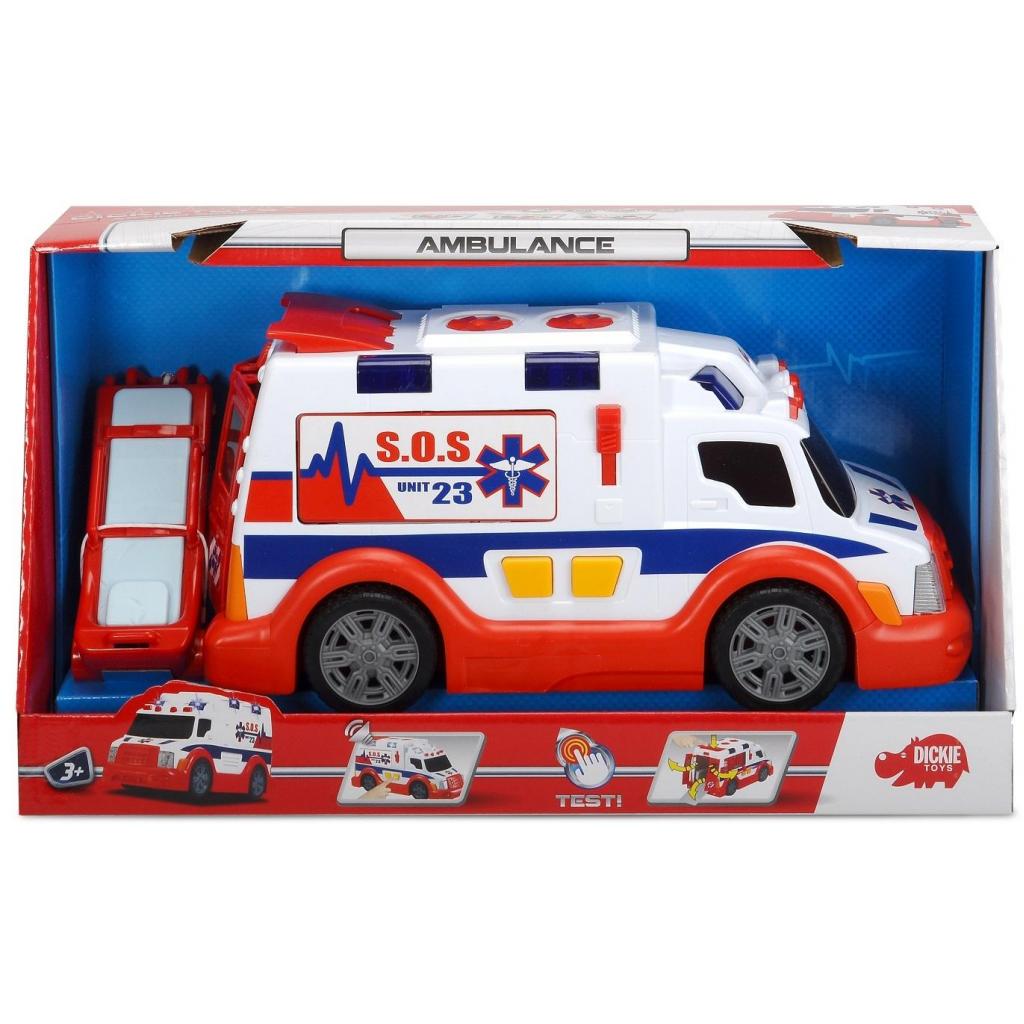 Спецтехніка Dickie Toys Швидка допомога 33 см: звук, світло (3308360) - зображення 9