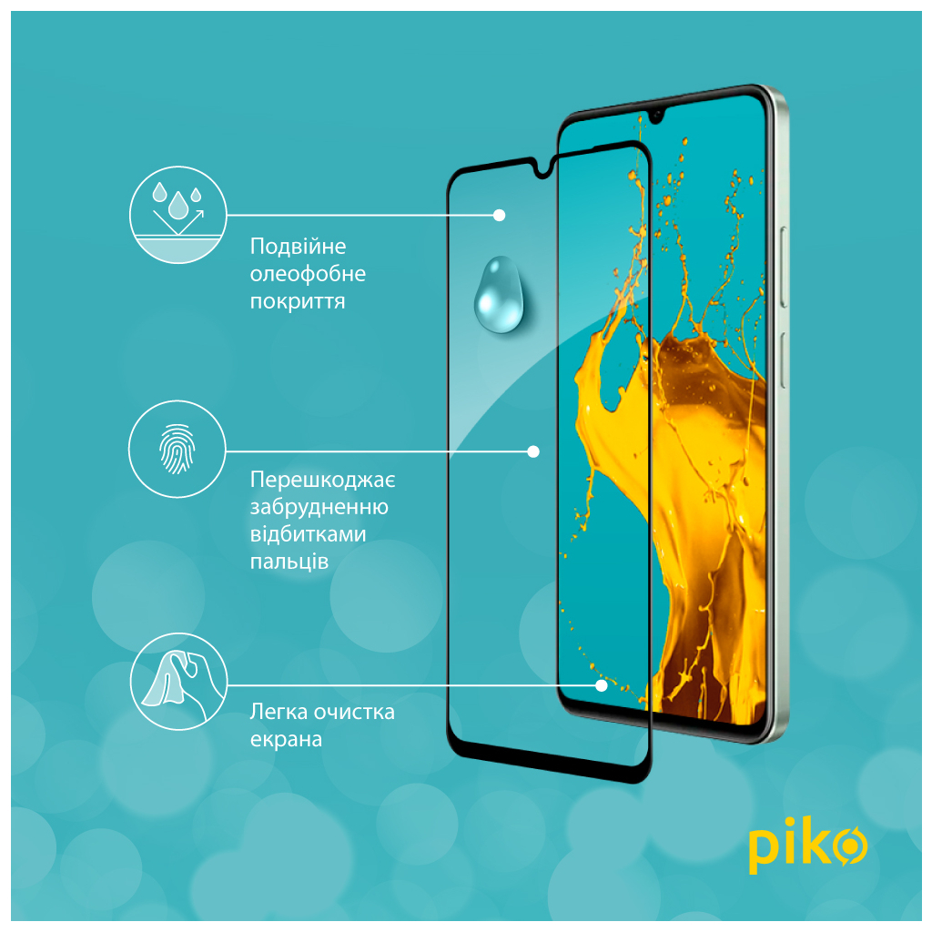Скло захисне Piko Full Glue Realme C63 Black (1283126594984) - зображення 4