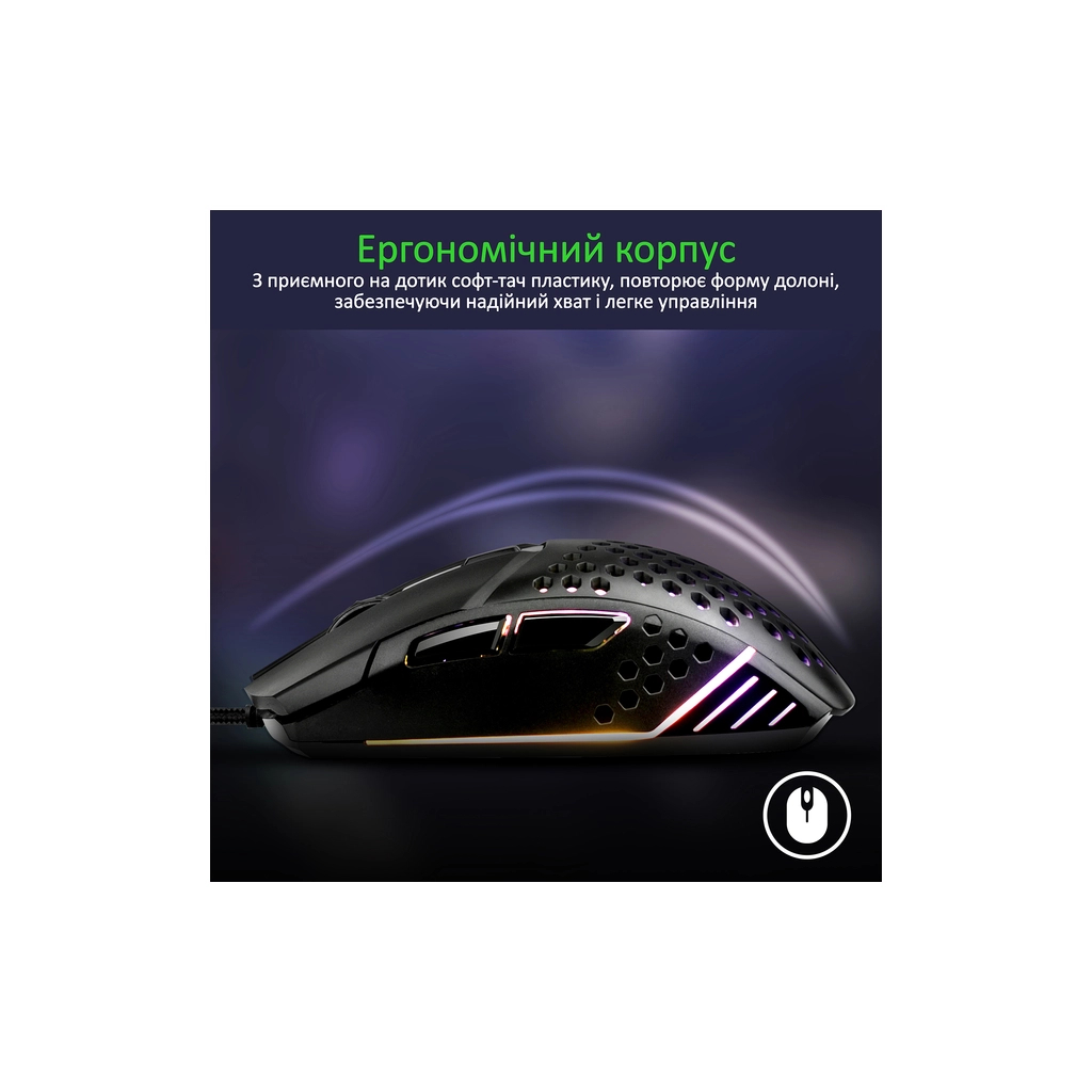 Мишка Vertux Katana USB Black (katana.black) - зображення 4