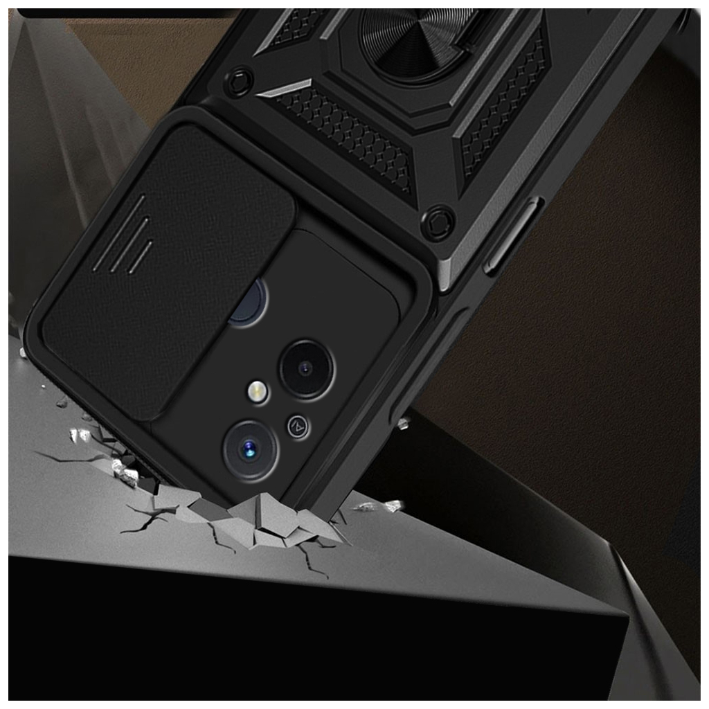 Чохол до мобільного телефона BeCover Military Xiaomi Redmi 12C Black (709165) - зображення 5