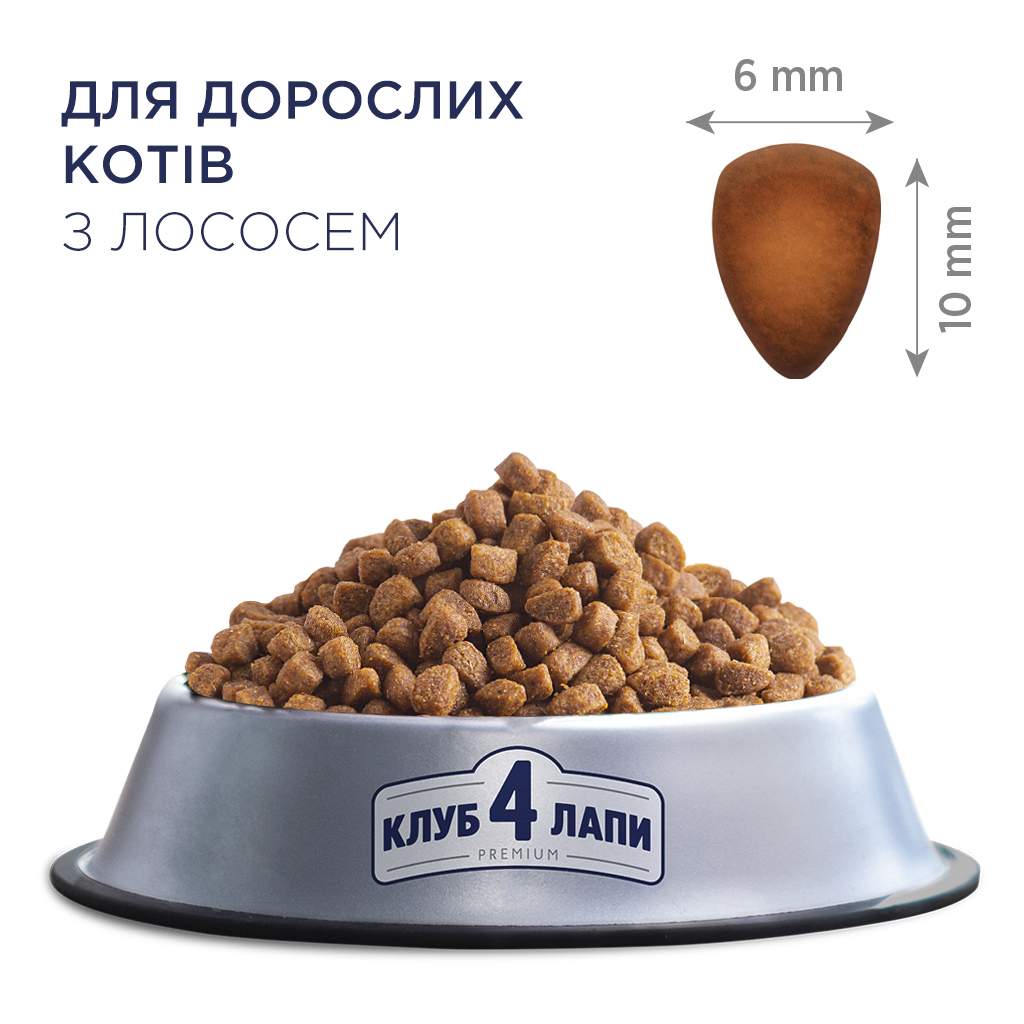 Сухий корм для кішок Club 4 Paws Преміум. З лососем 300 г (4820083909221) - зображення 3
