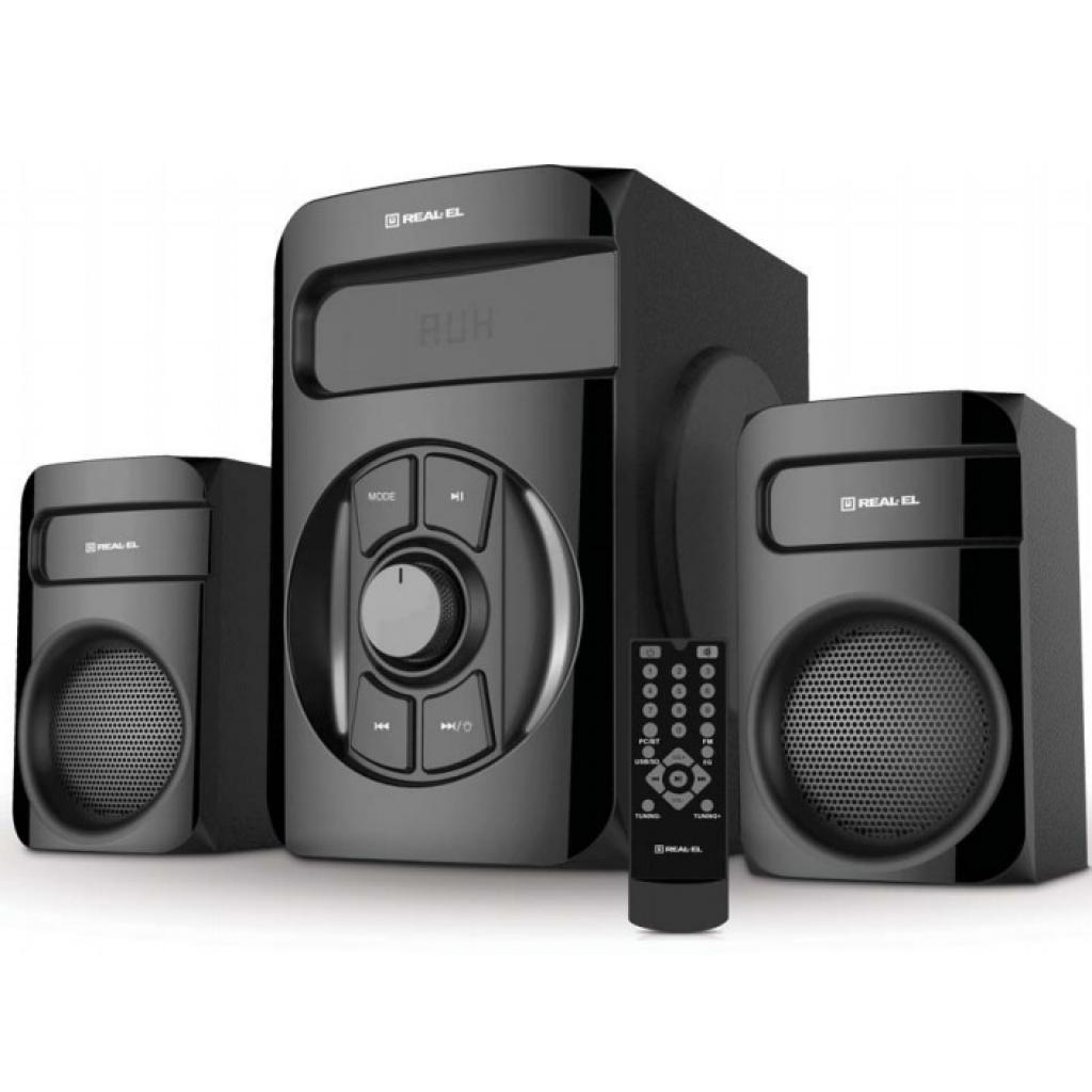 Акустична система REAL-EL M-375 Black - зображення 1